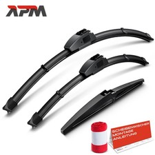 3x Scheibenwischer Wischerblatt Vorne Hinten 600/400/250 für Toyota Yaris Aygo X