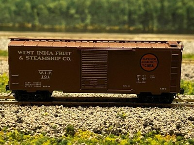 N - MTL 20630 West India Fruit Co 40' Standard Single Door Boxcar WIF 101 N1955