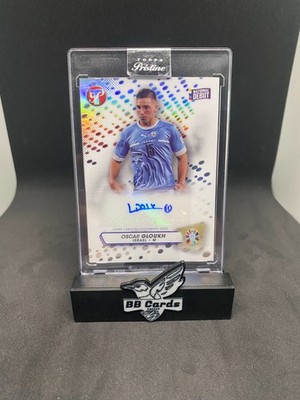 Topps Pristine Road To UEFA Euro 2024 Oscar Gloukh Base Auto National Debut