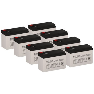 SigmasTek Battery Replacement Set for Para Systems Minuteman 900SS UPS 12V 7.5Ah