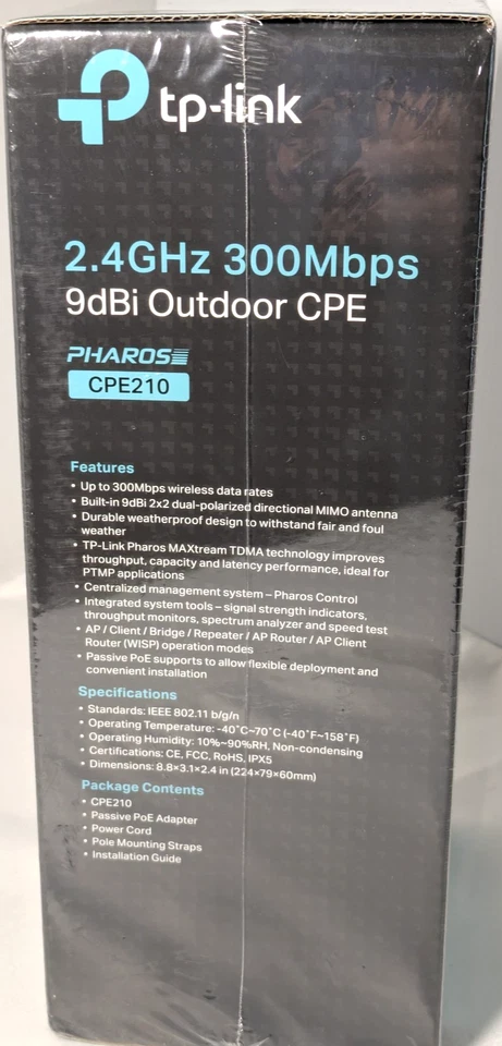 TP-LINK CPE210 2.4GHz Outdoor Wireless Access Point - Image 2 of 4