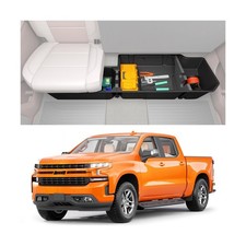 Under Seat Storage Box Compatible with 2019-2026 Chevy Chevrolet Silverado 15...