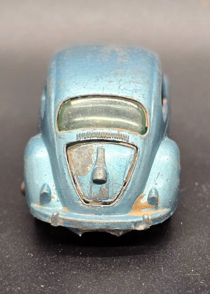 Lesney Matchbox Volkswagen No. 25b Azul/Plata con ruedas de plástico gris Foto 4 de 4