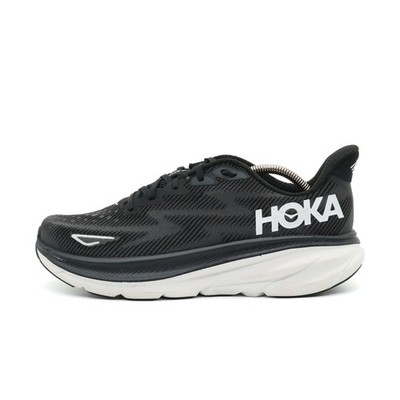 Hoka One Herren Clifton 9 Sneaker Schwarz Mesh Low-Top ämpfung Laufschuhe EU 44