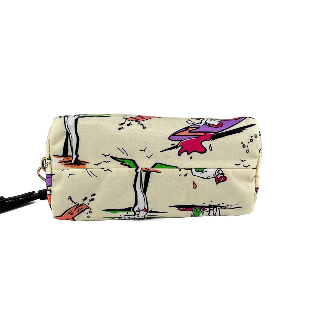 PRADA Triangle Logo Plate Tessuto Nylon Pouch — image 5