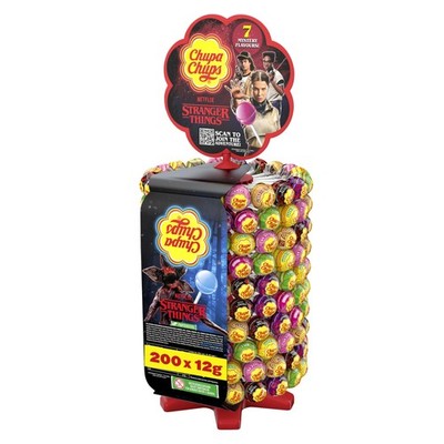 Stranger Things LutscherRad, 200 Lollies in 7 exklusiven Sorten, limitiertes ...