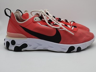 Nike React Element 55 SE Ember Glow Sneakers CI3831-800 Men's Size 8.5