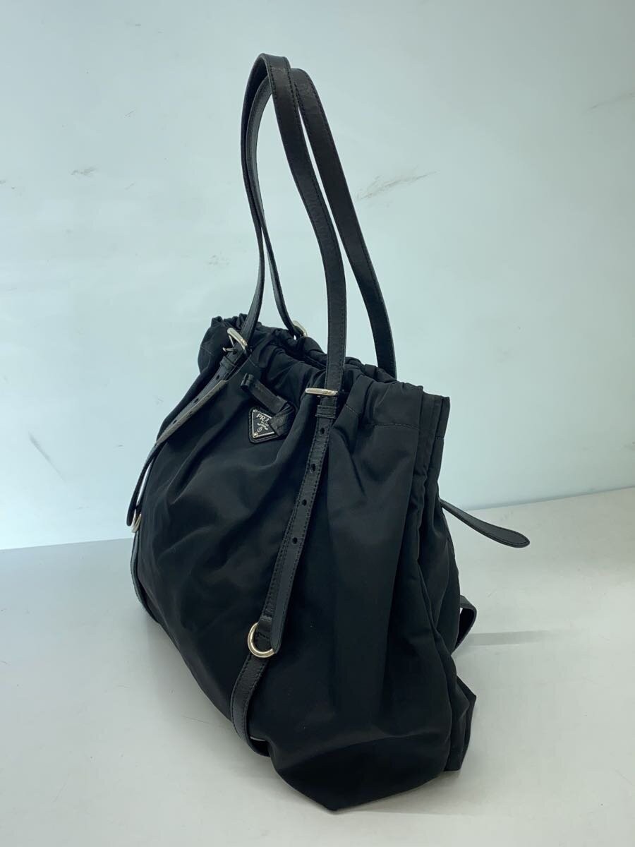 PRADA Ribbon Tote Bag Nylon BLK BR3919 thumbnail 2