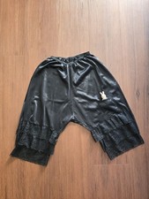 Vintage 1960s - 1980s Black Lace Tap Pants w/ Pocket. Womens Teen XXS XS Pin Up