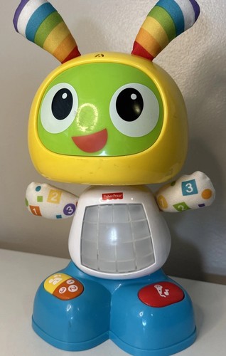 Fisher Price Bright Beats Dance And Move Beatbox Robot -Tested #10074 Used