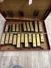 Vintage 1950's L.H. Montz Resonator Bells Set In Case