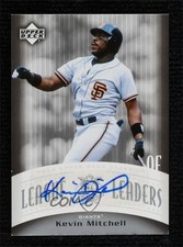 2005 Upper Deck Classics League Leaders Auto Kevin Mitchell #LL-KM Auto 0jq4