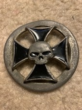 Vintage Skull Belt Buckle