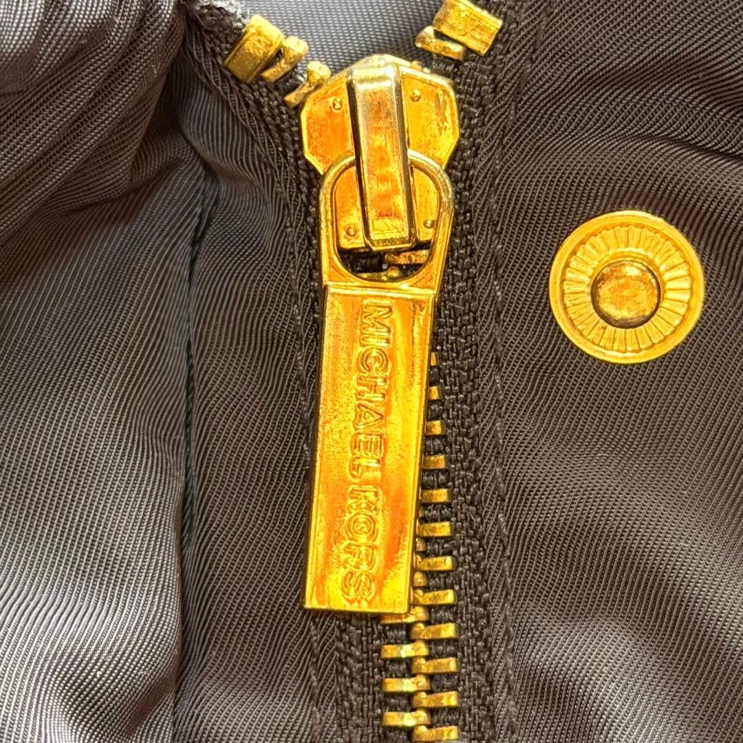 MICHAEL KORS Navy Blue Lightweight Jacket Women M Excellent Gold Buttons thumbnail 7