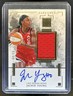 2025 Panini Impeccable WNBA Jackie Young Elegance Jersey Auto Gold #/49 Aces