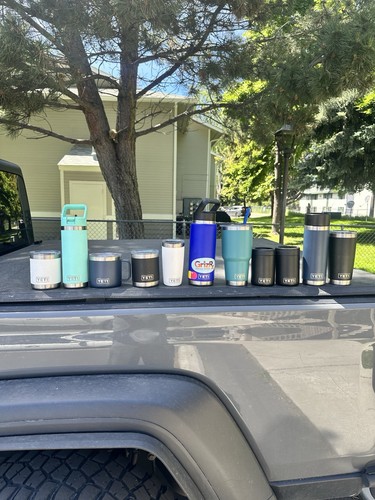 YETI Branded Insulated Drinkware Items Lot of 11 Varieties Big Small