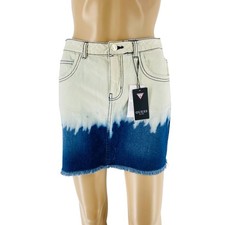 GUESS Girl's Blue Regular Fit Denim Short Skirt 14 Years W27