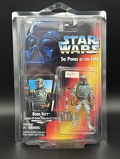 Star Wars Boba Fett 1995 POTF Red Card NIB sealed vintage come w protector cases