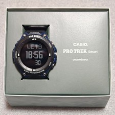 Casio Pro Trek WSD-F20 Men's Black Silicone Digital Display Smartwatch Used