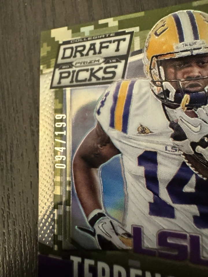 2015 Panini Prizm Collegiate Draft Picks Camo Auto /199 TERRENCE MAGEE Rookie RC - Image 3 of 3