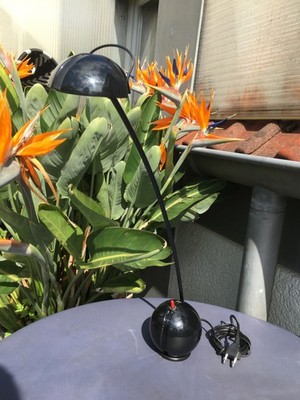 VALENTI Designer Tischleuchte ALINA schwarz 1970er Artemide Flos Arteluce Oluce