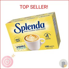 SPLENDA No Calorie Sweetener, Single-Serve Packets 100 Count , 3.5 Ounce