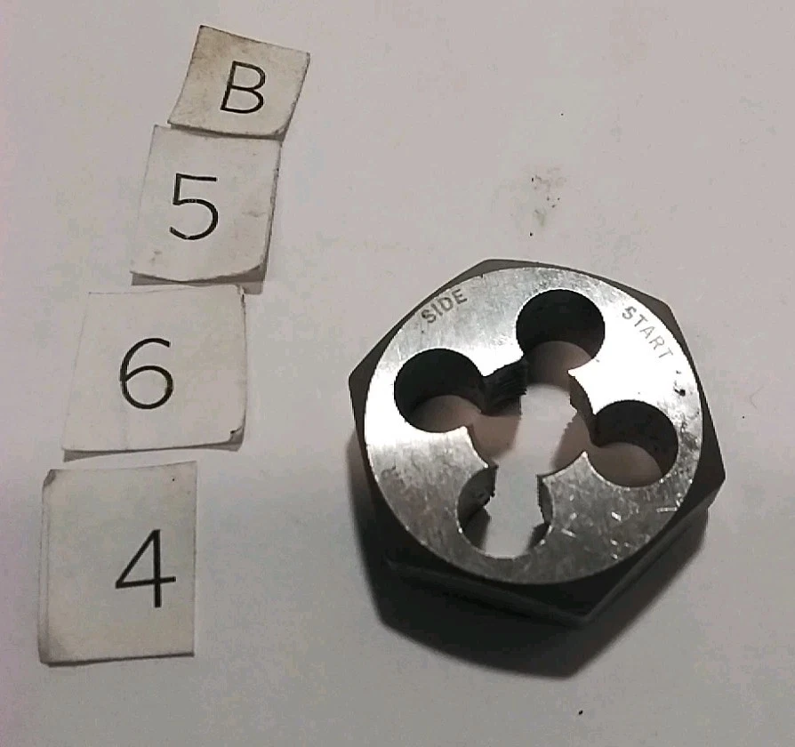 9502 HANSON 1/8" -27 NPT 1" HEX DIE USA 🇺🇸 - Image 4 of 4