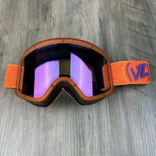 VonZipper Feenom Snow Moto Sport Goggle SpaceGlaze Tangerine w/ Meteor Chrome