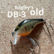 Bagley DB3 Balsa Crankbait Old Lure Used