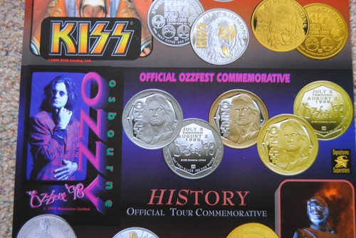 KISS PSYCHO CIRCUS OZZY OZZFEST MICHAEL JACKSON LIBERTY MINT PROMO POSTER RARE - Picture 3 of 4