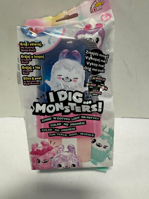 I DIG MONSTERS Blue Popscile Color Change Surprise Pack Monji Figure New