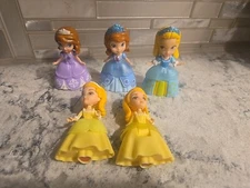 Disney SOPHIA & Amber Lot Of 5 Just play Mattel action figure princess  