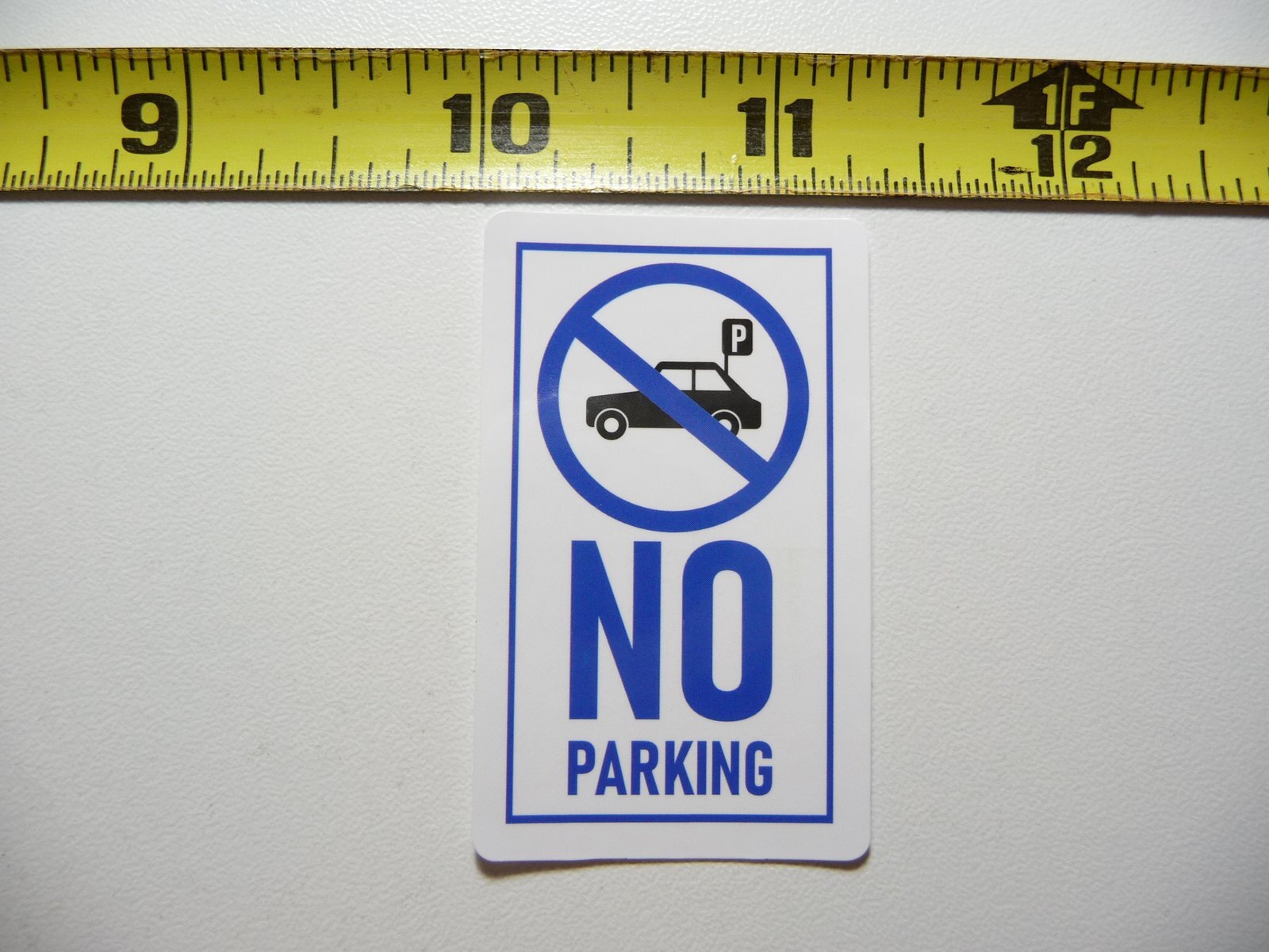 NO PARKING CAR STICKER DECAL BUSINESS COMPANY POLICY BUILDING DOOR