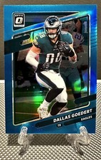 2021 Optic DALLAS GOEDERT #/299 Aqua Blue Prizm Base SP🔥Philadelphia Eagles