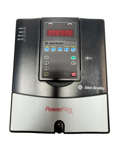 Allen Bradley 20AD8P0A1AYNNENN PowerFlex 70 VFD, 8A, 5HP, 480 VAC 3 PH AC Drive