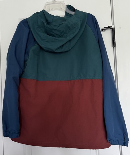 L.L.Bean Anorak Jacket Womens S Petite Aztec Trim Windbreaker Mountain Outdoor - Picture 6 of 9