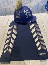 Cross Country Set, Kids Approx 11-12 Grey Metallic Hat Silk And Base Layer