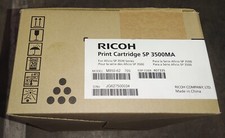 Genuine Ricoh 407335 Black Toner Cartridge Aficio SP 3500MA