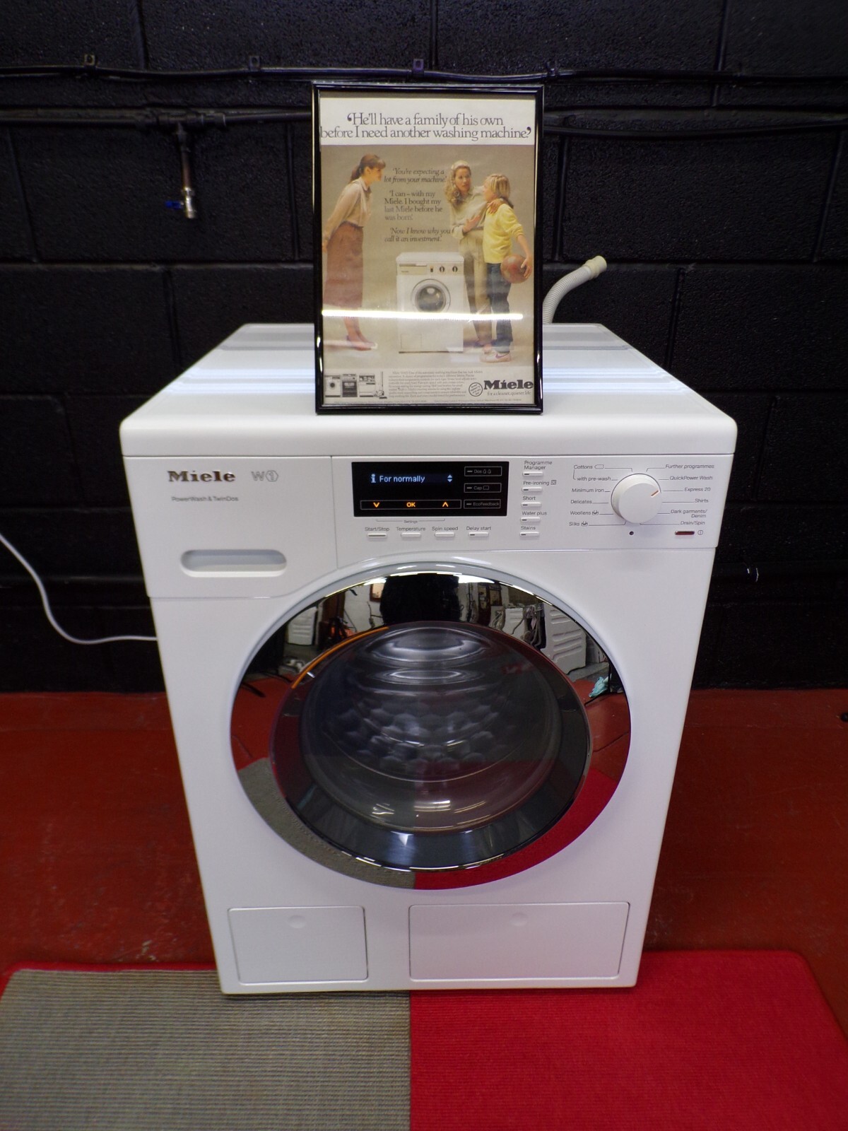 Fully Refurbished Miele Washing Machine WKH120WPS TDos, 8kg, 1600rpm, A