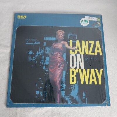 Mario Lanza Lanza On Broadway w/ Shrink LP Vinyl Record Album