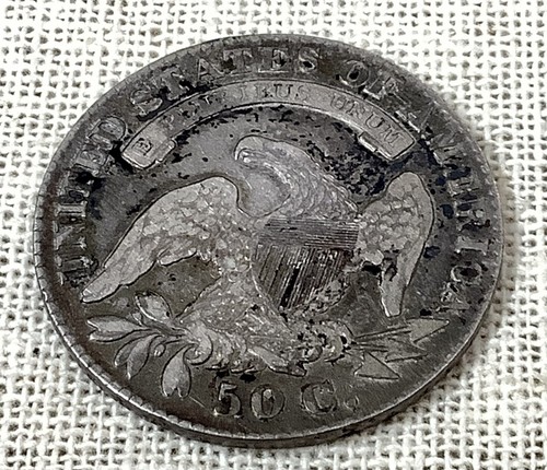 1830 Capped Bust Silver Half Dollar 50C US Coin - Picture 4 of 4