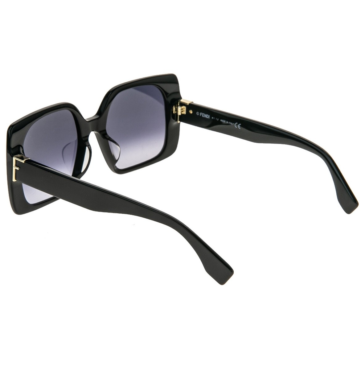 FENDI FIRST 40036 Black Logo Fashion Sunglasses Oversized  display picture 1