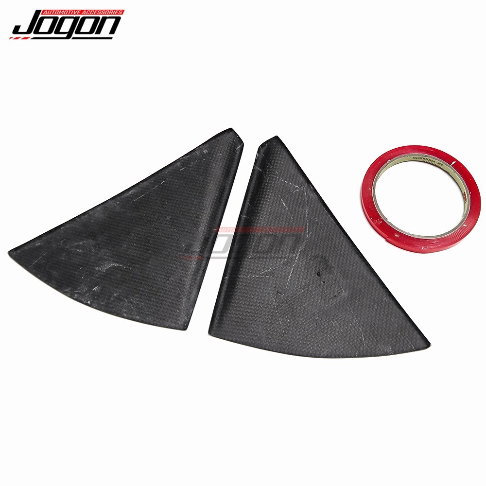 Carbon Fiber B-Pillar Rear Triangle Cover Trim For Corvette C8 Convertible (2020-2024) – Pair