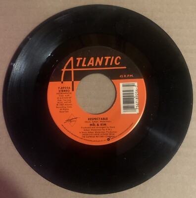 Mel & Kim, 45rpm, VG, Respectable, Atlantic 7-89256