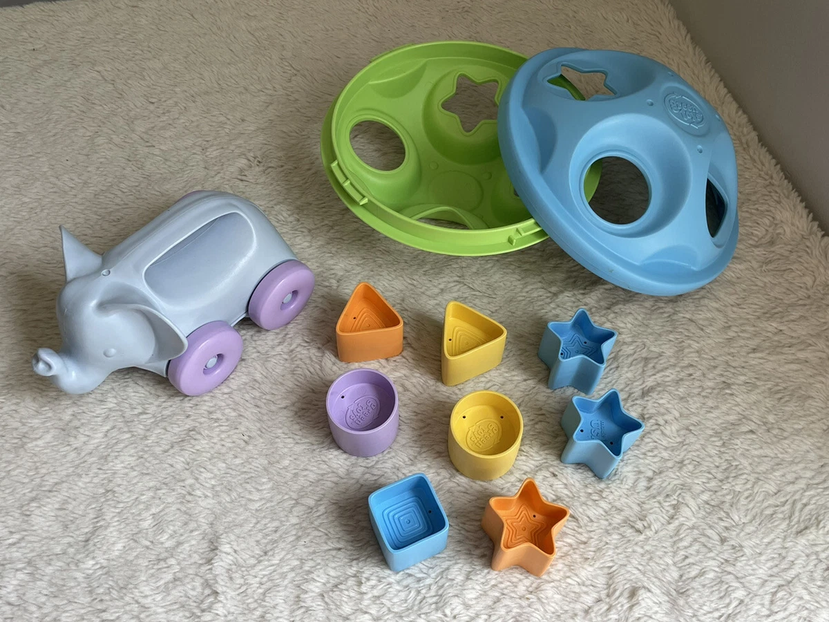 Green Toys Baby Lot Pastel Train Shape