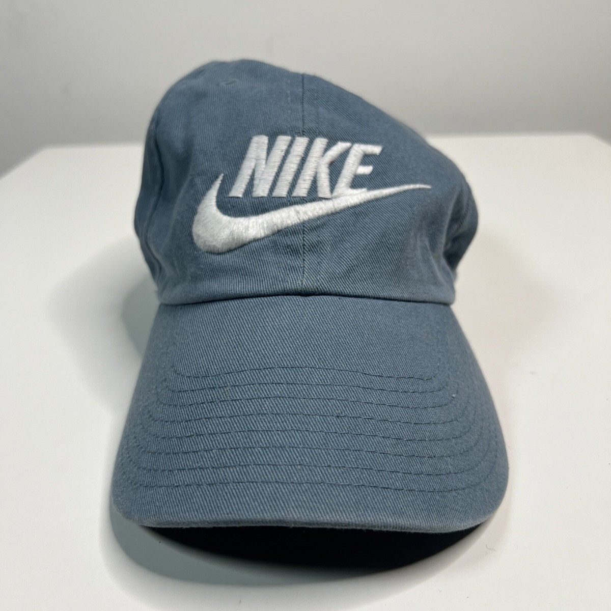 NIKE Futura Washed H86 Adjustable Hat One Size Light Blue