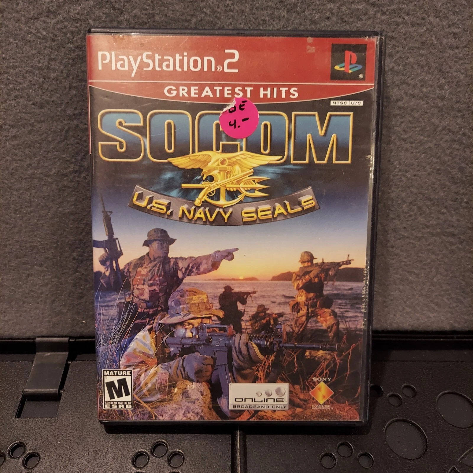 SOCOM U.S. Navy SEALs Greatest Hits (Sony PlayStation 2) PS2 No Manual  B610