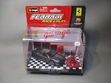 LE6495 BURAGO 18-31100 Diorama voiture 1/43 1:43 Ferrari 430 Scuderia gris