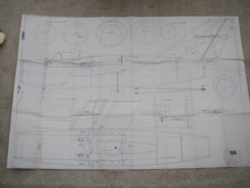 RC Modell Weltpläne der Mig 15 a Scale Jetmodell ca. 50" Spannweite