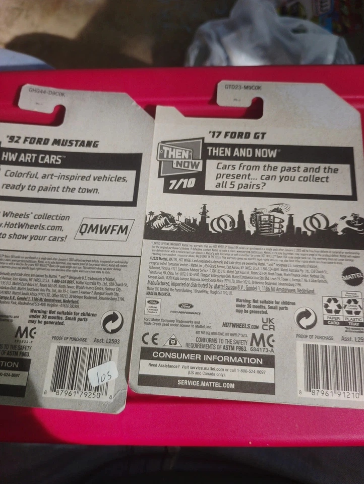 Лот товаров Hot Wheels Zamac Ford 92 корпус Mustang Fox 17 Ford GT РЕДКИЙ РЕДКИЙ РЕДКИЙ РЕДКИЙ - Изображение 3 из 4